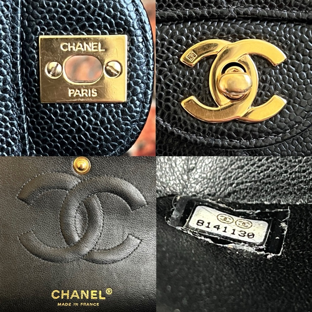 ❌SOLD❌Chanel Classic Vintage Medium Caviar Double Flap Bag - Picture 11 of 11